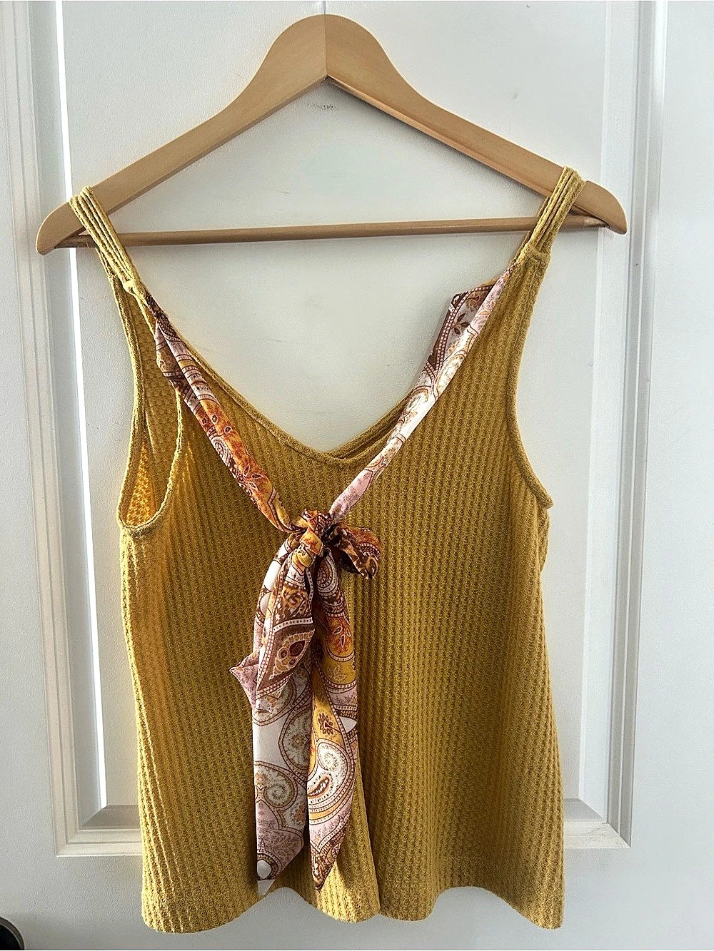 alys Paisley Scarf Detail Tank